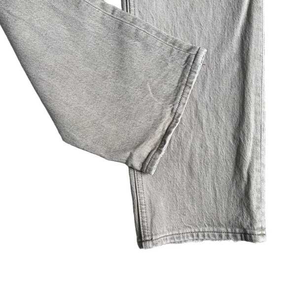 ABERCROMBIE & FITCH OAT / CREAM THE 90’S STRAIGHT ULTRA HIGH RISE JEANS SIZE 25 - Picture 11 of 13